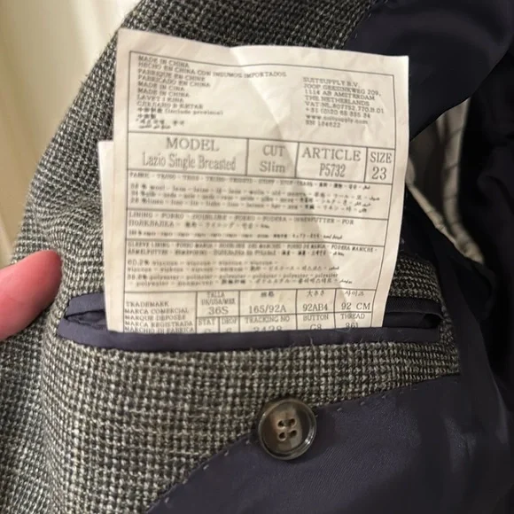 Suitsupply Lazio Blazer 36s E. Thomas - Picture 4 of 6